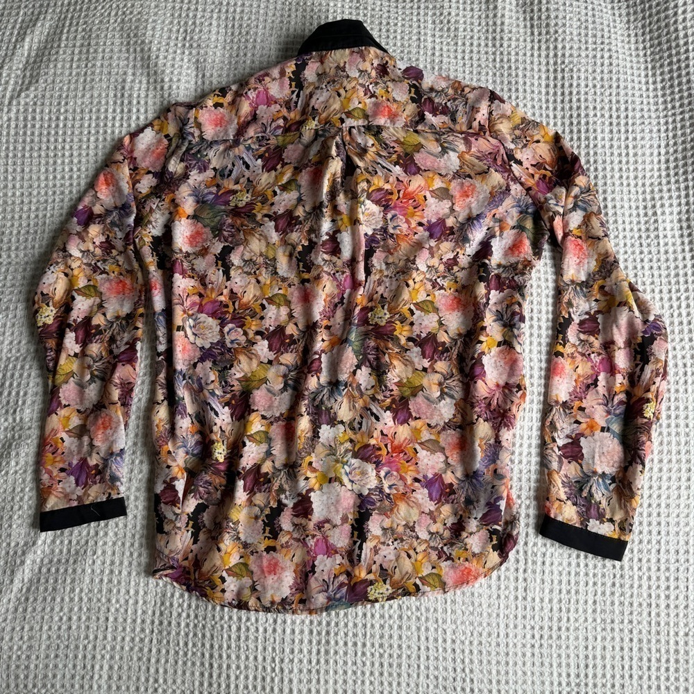 TopShop Floral Multicolor Blouse - Picture 7 of 7